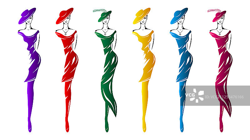 时尚模特印花衬衫海报图片素材