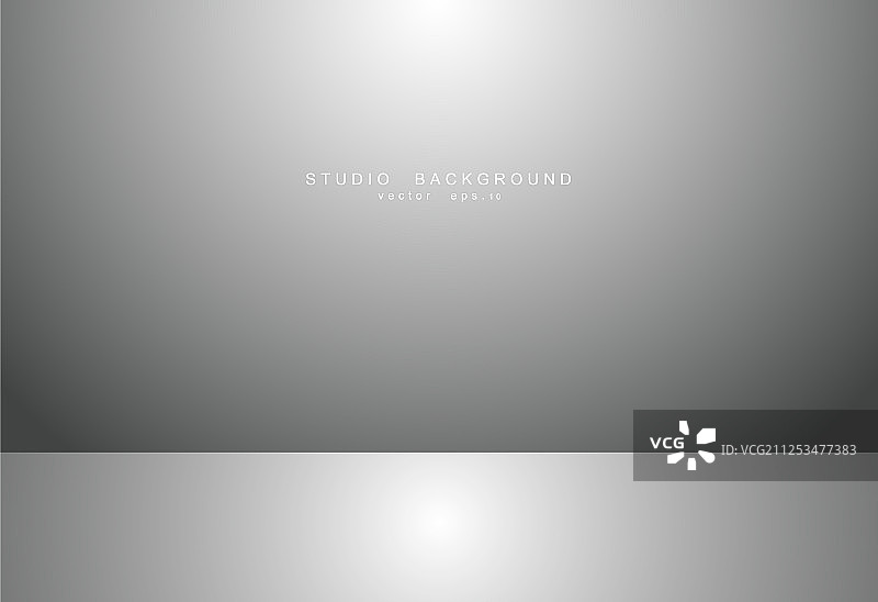 白色灰色渐变工作室房间背景EPS 10图片素材