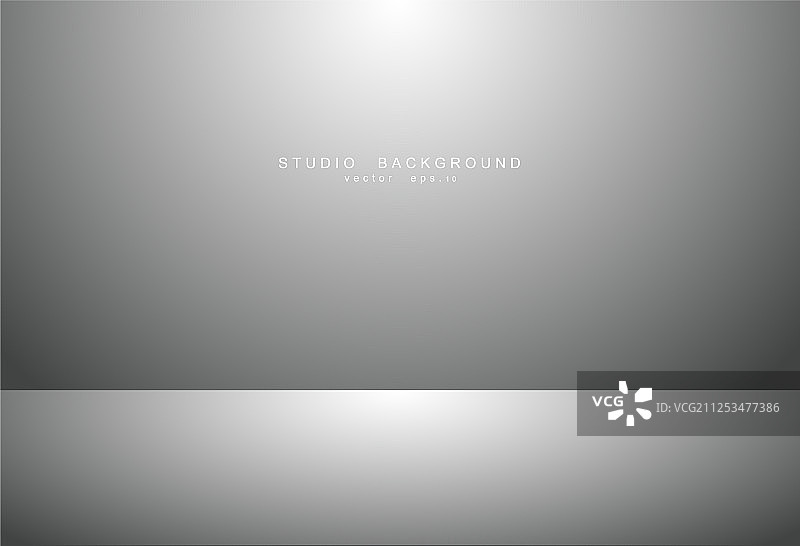 白色灰色渐变工作室房间背景EPS 10图片素材