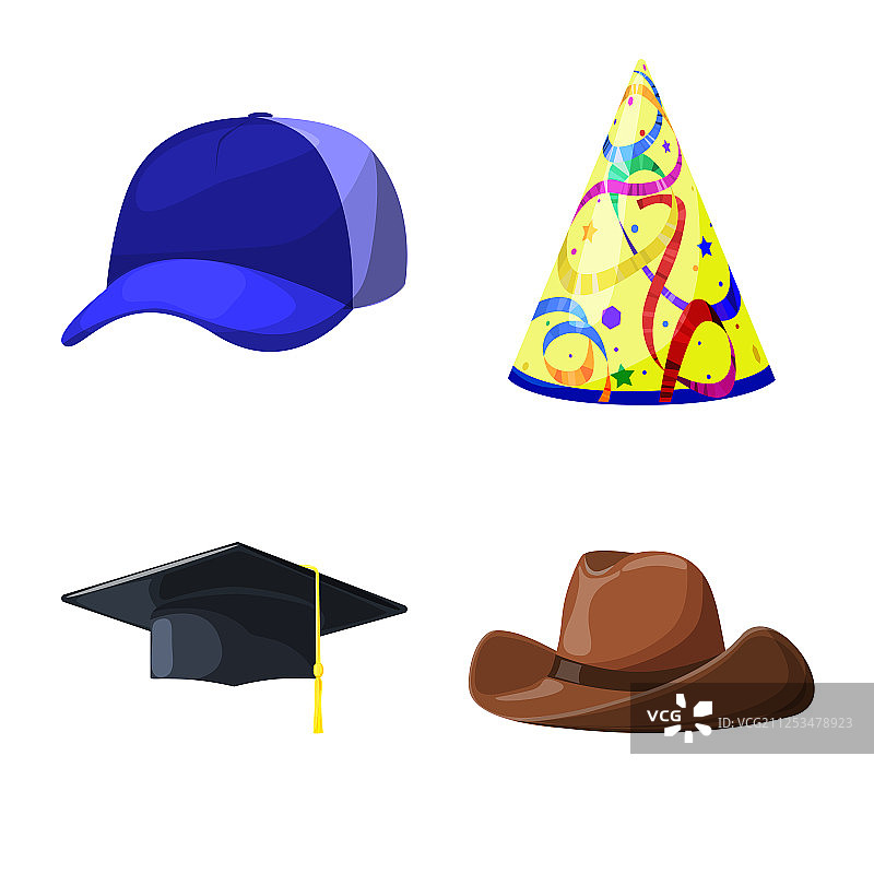 头饰和午睡标志设计图片素材