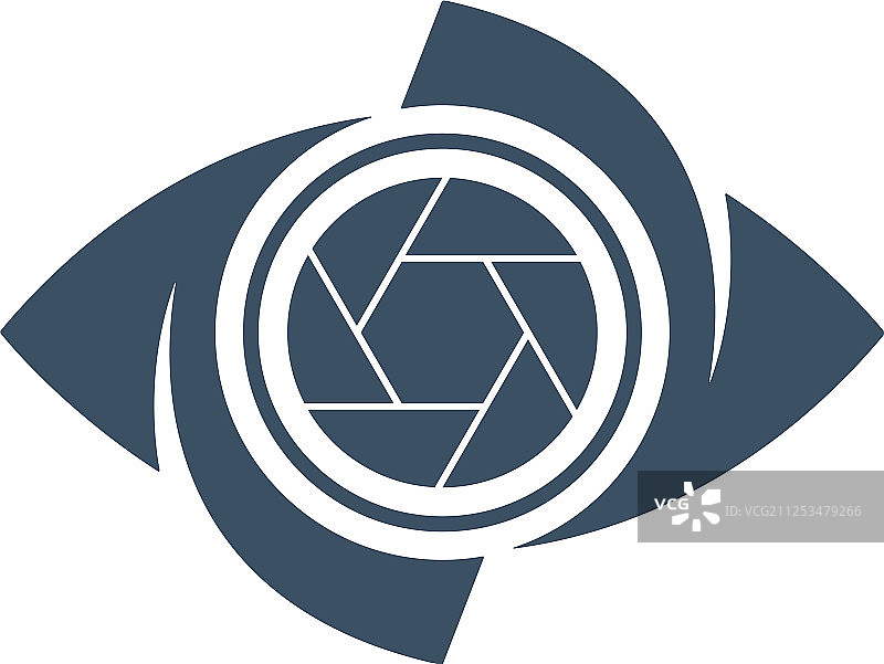 眼睛和快门创意图标图片素材