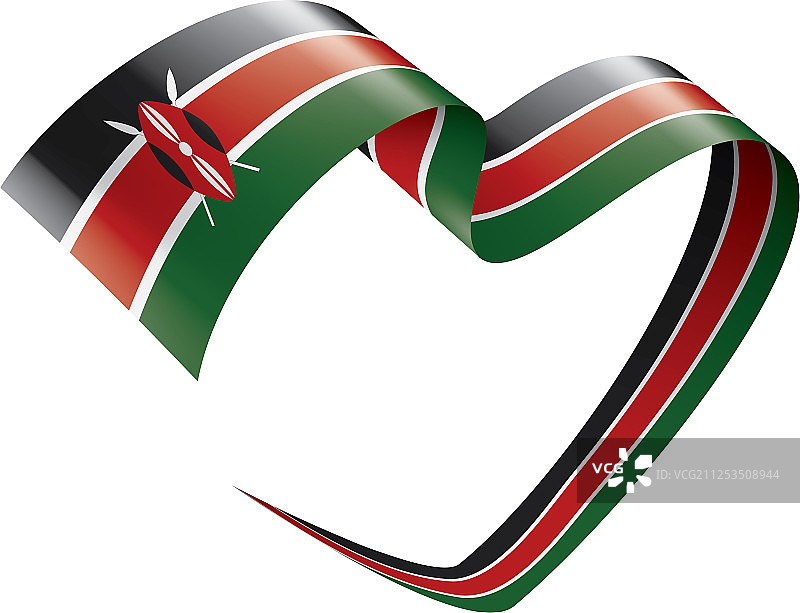 肯尼亚国旗上有白色图片素材