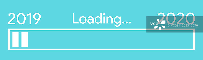 显示加载进度的2020进度条图片素材