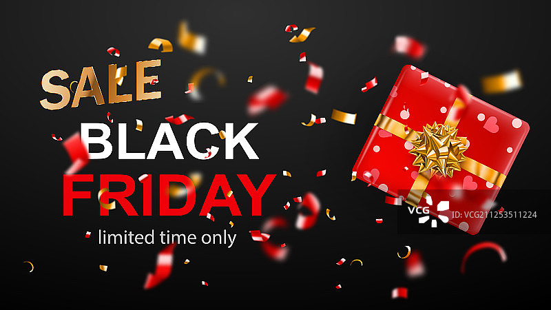 黑色星期五促销标语图片素材
