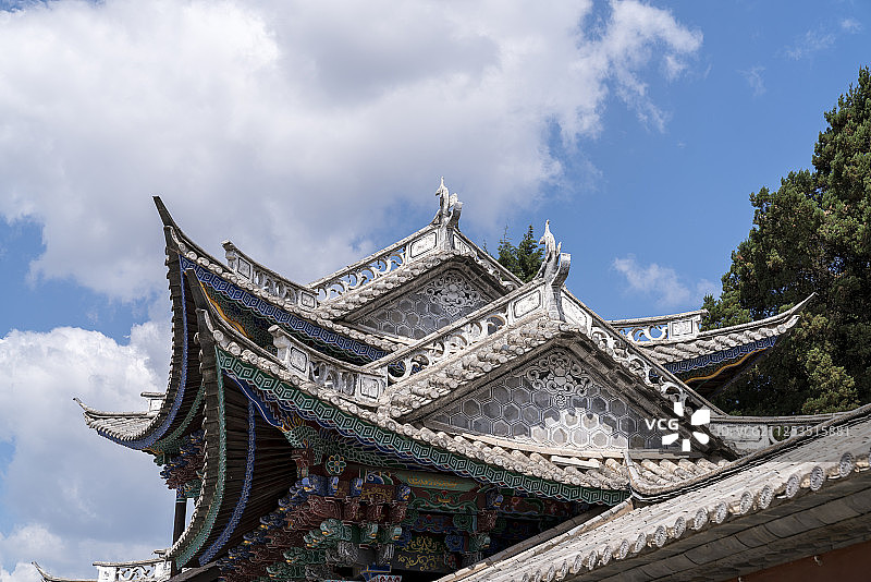 云南大理巍山古城古建筑图片素材