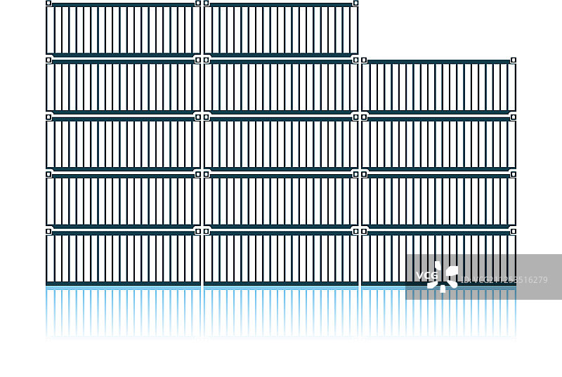 容器堆栈图标图片素材