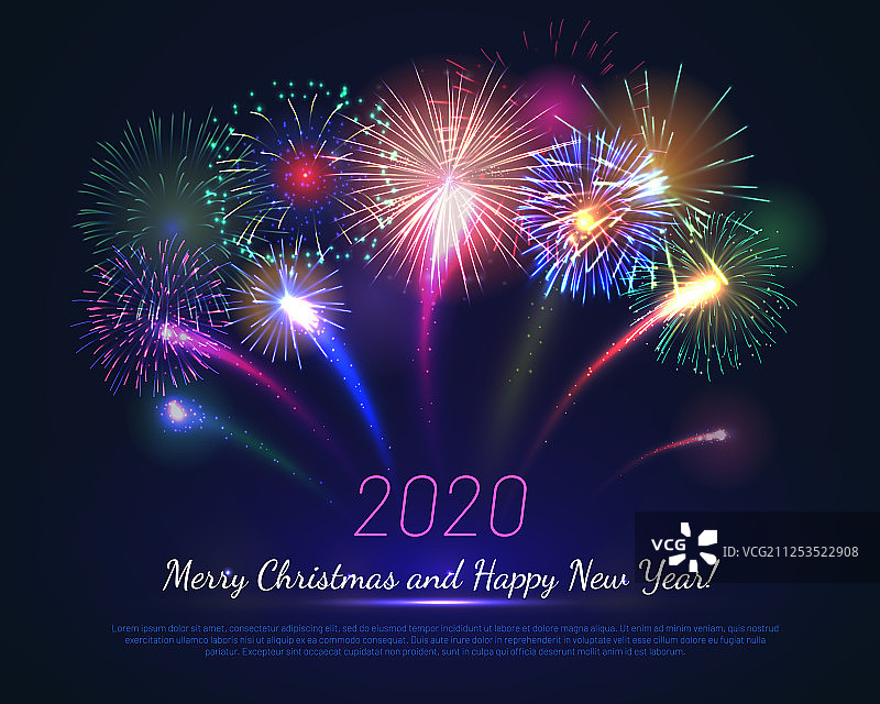 圣诞快乐，新年贺卡图片素材