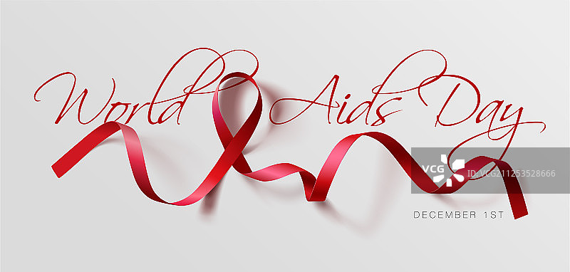 世界艾滋病日概念，提高艾滋病防治意识图片素材