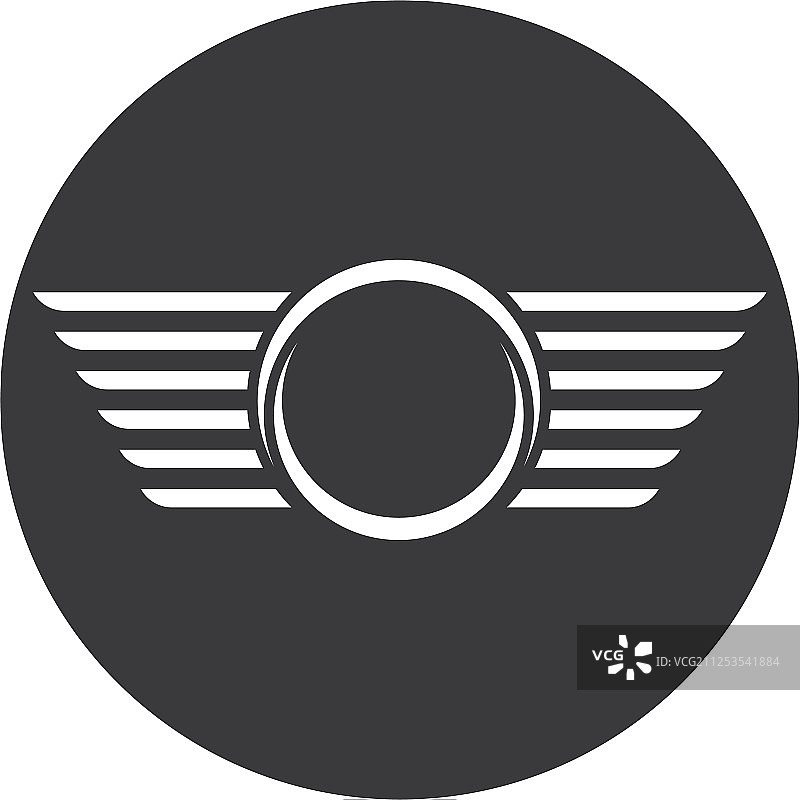 翅膀标志符号图标图片素材