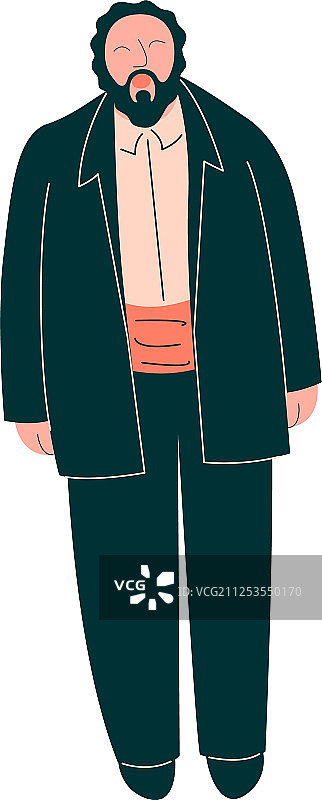 在舞台上表演的男歌剧演员图片素材