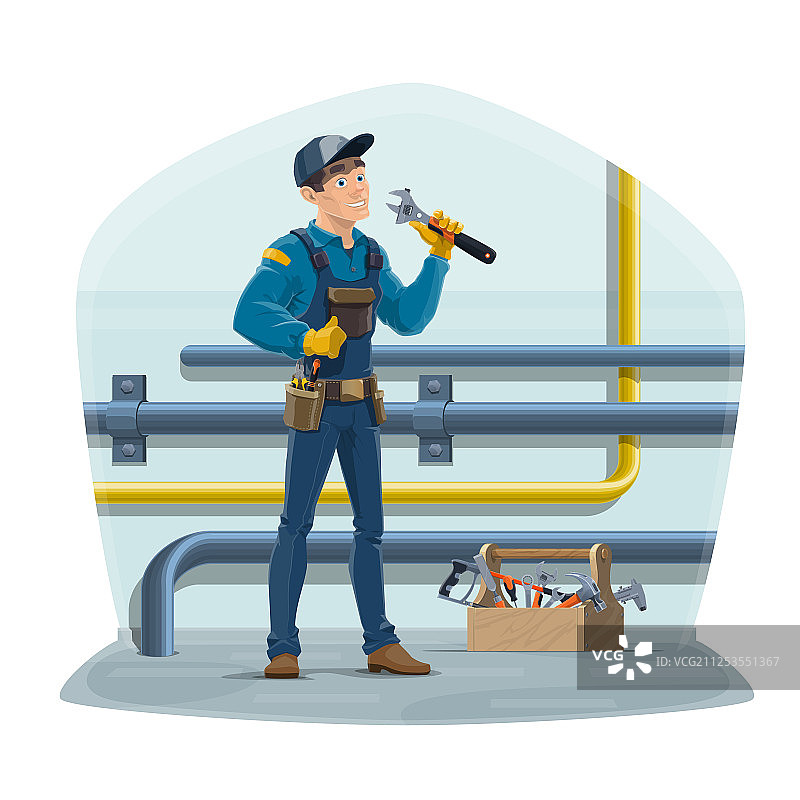 水管工维修水管服务图片素材