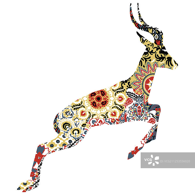 带有乌兹别克图案的甲状腺肿图片素材