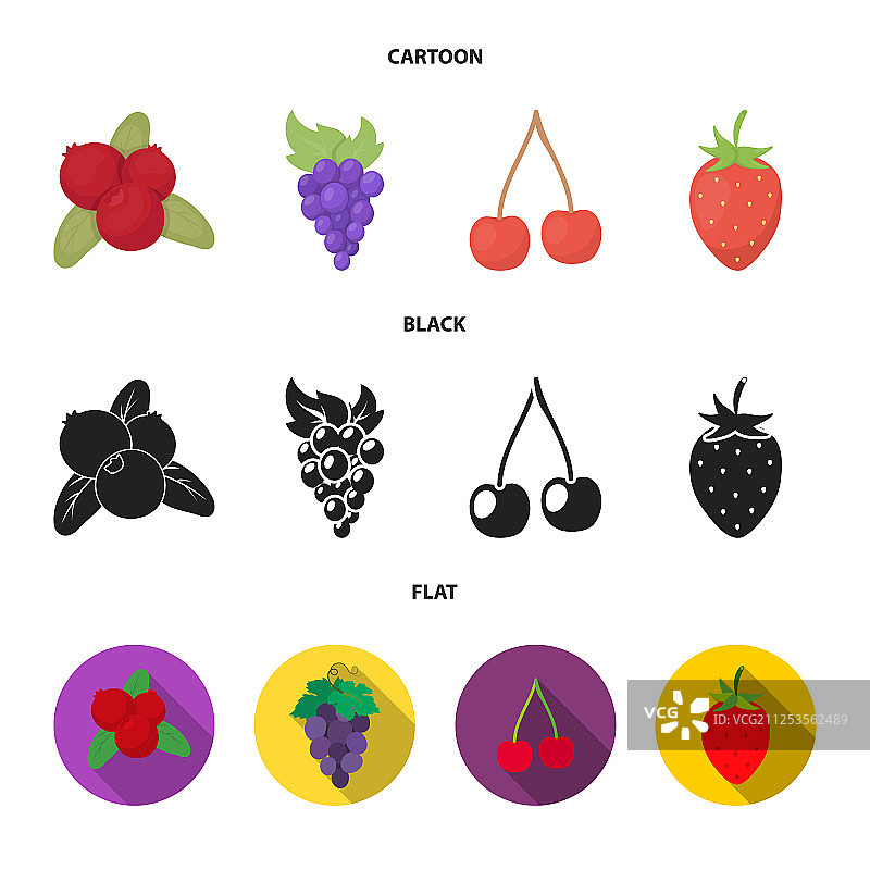 浆果和水果符号图片素材