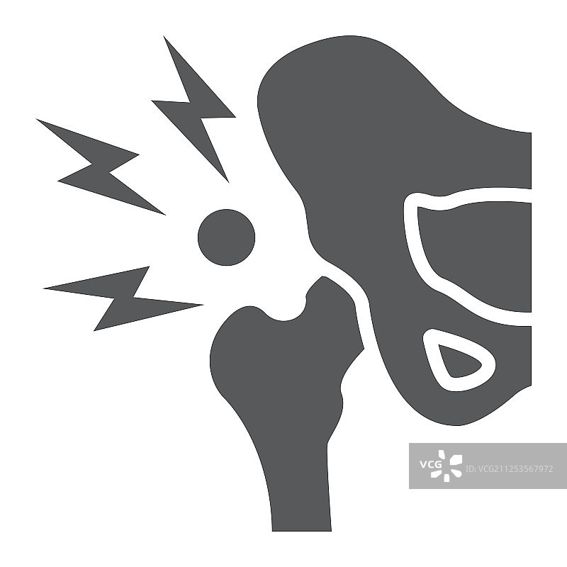 髋部疼痛标志图标，身体和髋部损伤图片素材