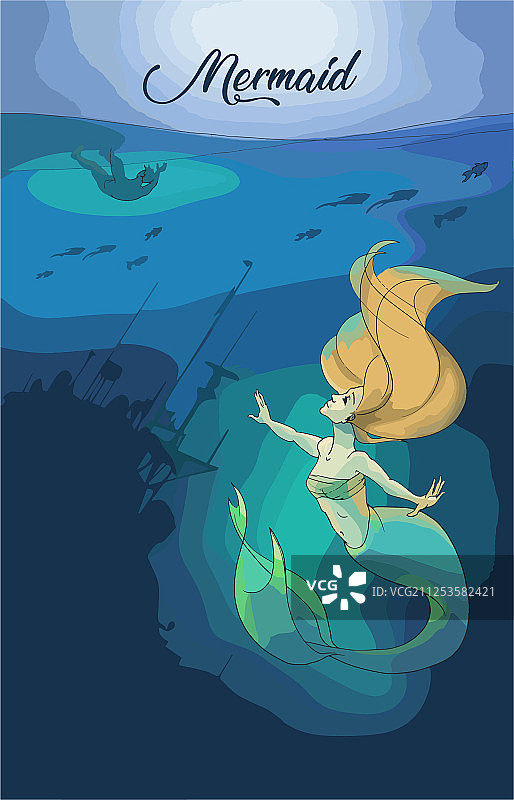 美人鱼图片素材