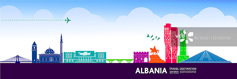 阿尔巴尼亚旅游目的地图片素材