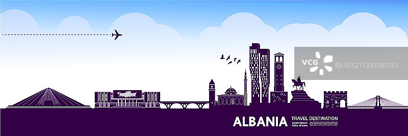 阿尔巴尼亚旅游目的地图片素材