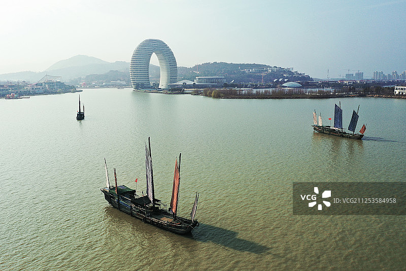 浙江省湖州市吴兴区南太湖图片素材