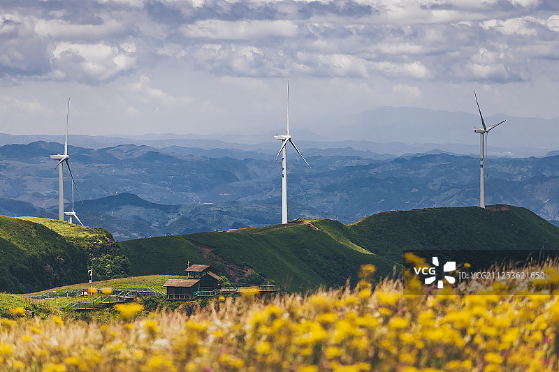 贵州韭菜坪风景图片素材