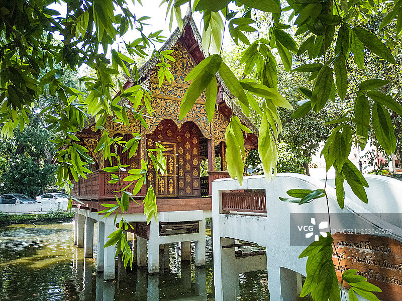 泰国清迈清曼寺旅游景点图片素材