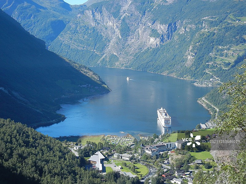 盖朗厄尔峡湾美景图片素材