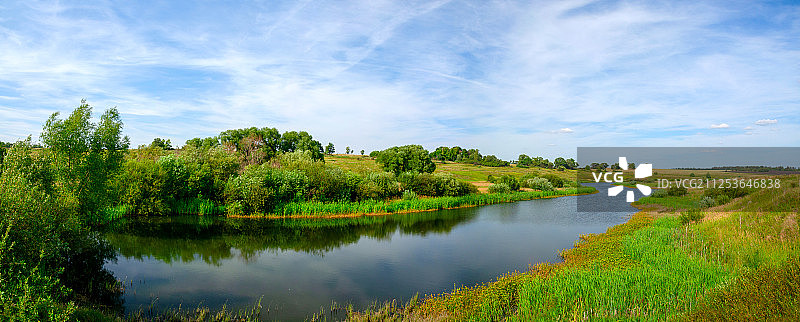 夏季的河流图片素材