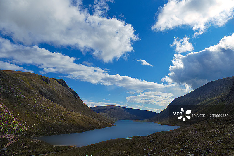 凯恩戈姆国家公园高地洛克埃文湖风光图片素材