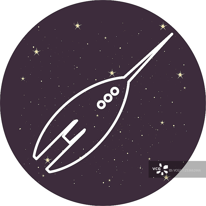 火箭太空星星图片素材