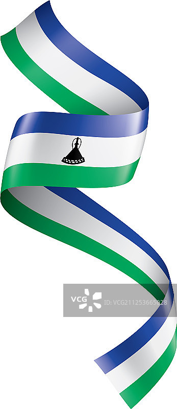 莱索托国旗上有白色图片素材
