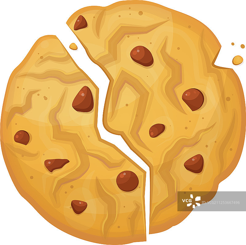 燕麦饼干碎块图标图片素材