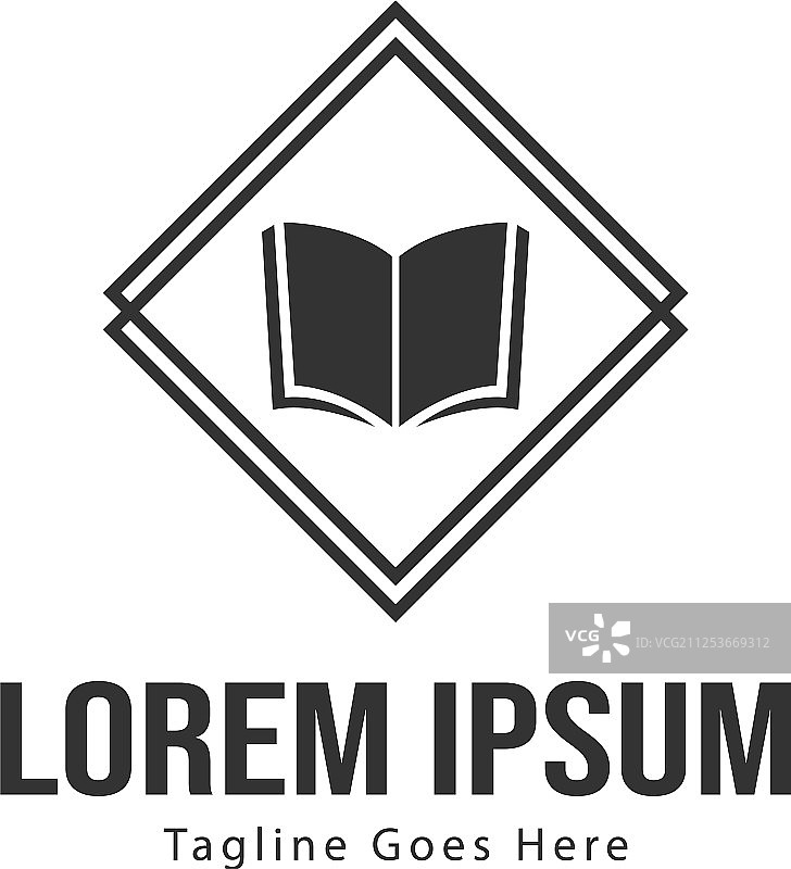 图书标识模板设计简约图书标识图片素材