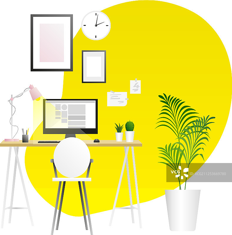 工作场所背景趋势图片素材