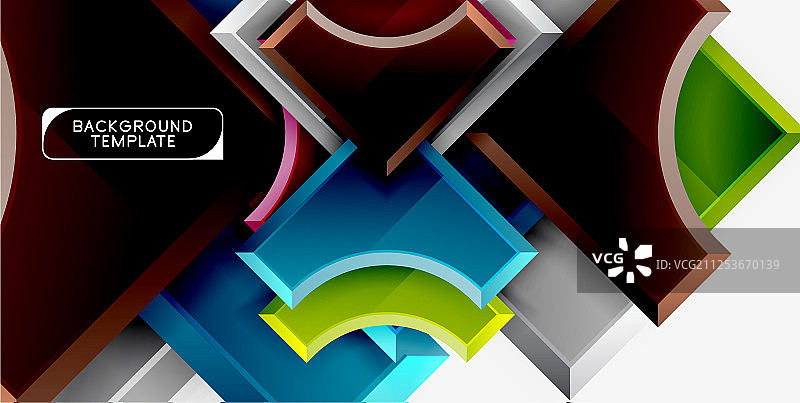 几何形状抽象背景图片素材