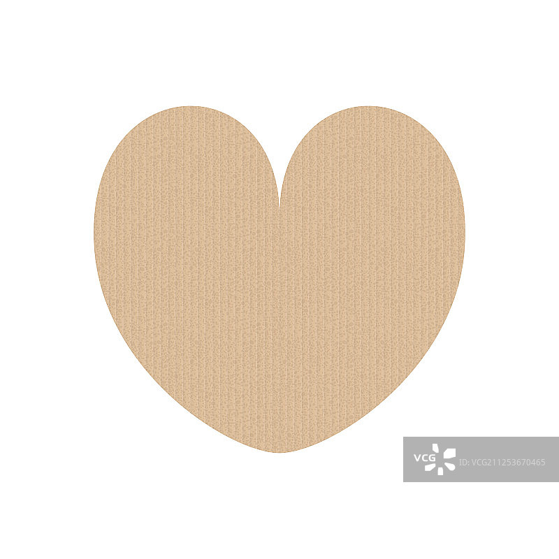 纸板心形图片素材