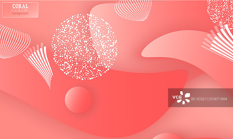 珊瑚色抽象背景图片素材