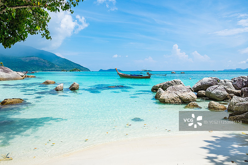 马来西亚甘榜阁的海景和海滩图片素材