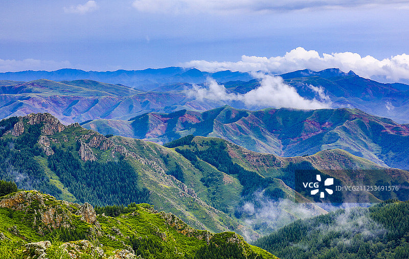 登苏木山图片素材