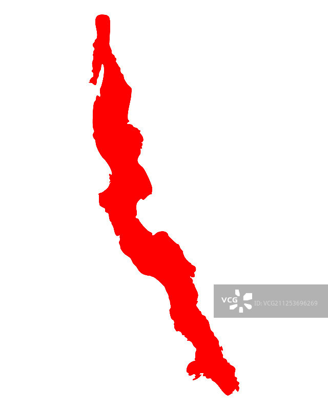 坦噶尼喀湖地图图片素材