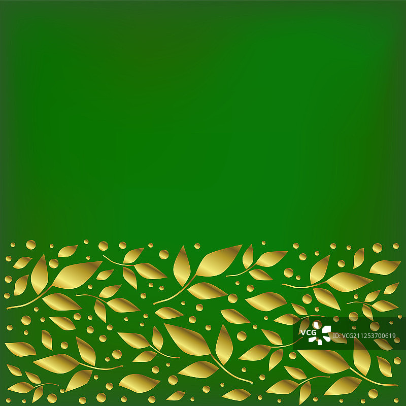金色树叶正方形背景图片素材