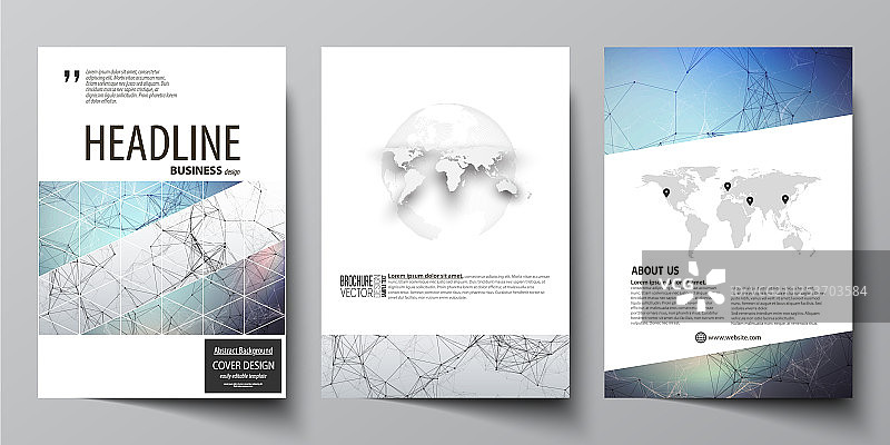 商业模板的小册子杂志传单图片素材