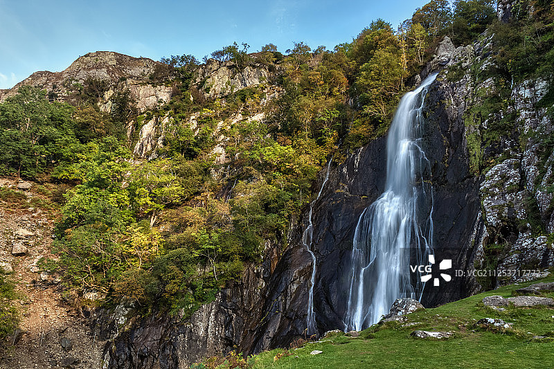 阿伯瀑布图片素材