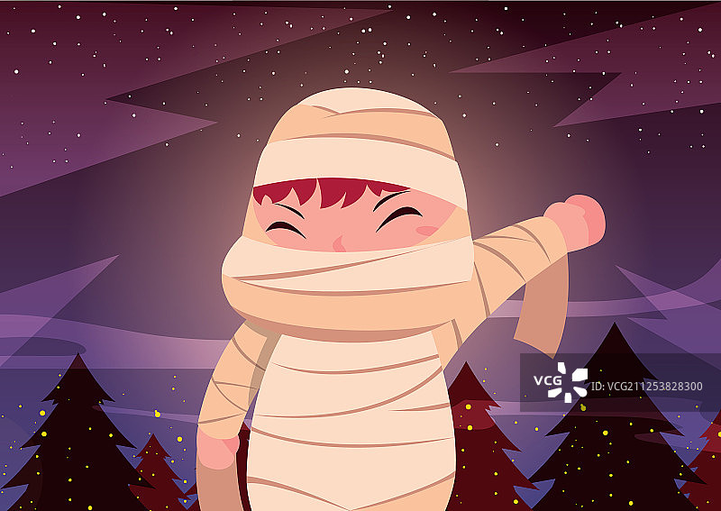 万圣节服装儿童设计图片素材