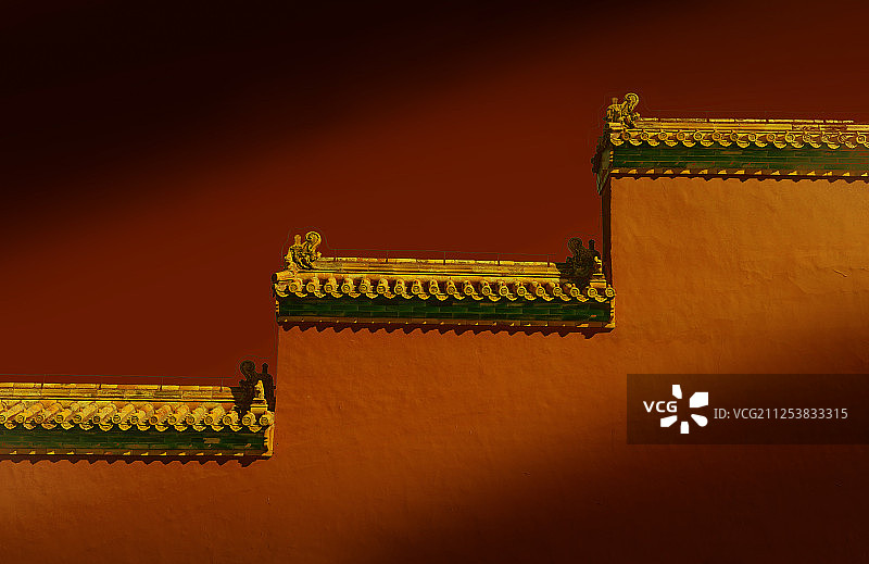 特写故宫屋檐图片素材