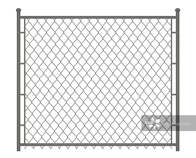 灰色链条围栏图片素材