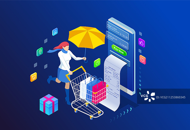 2.5D秋季设计模板合集图片素材