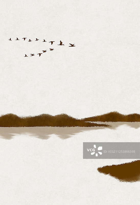 寒露二十四节气中国风插画图片素材