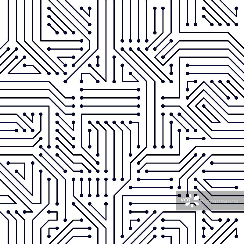 电路板无缝图案背景图片素材