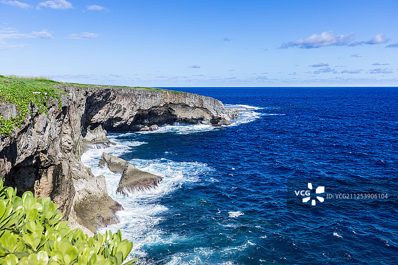塞班岛自杀崖图片素材