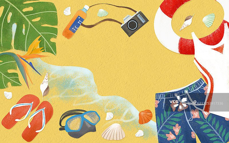 2020年台历--7月图片素材