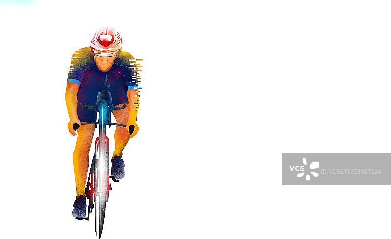 自行车竞赛插画图片素材
